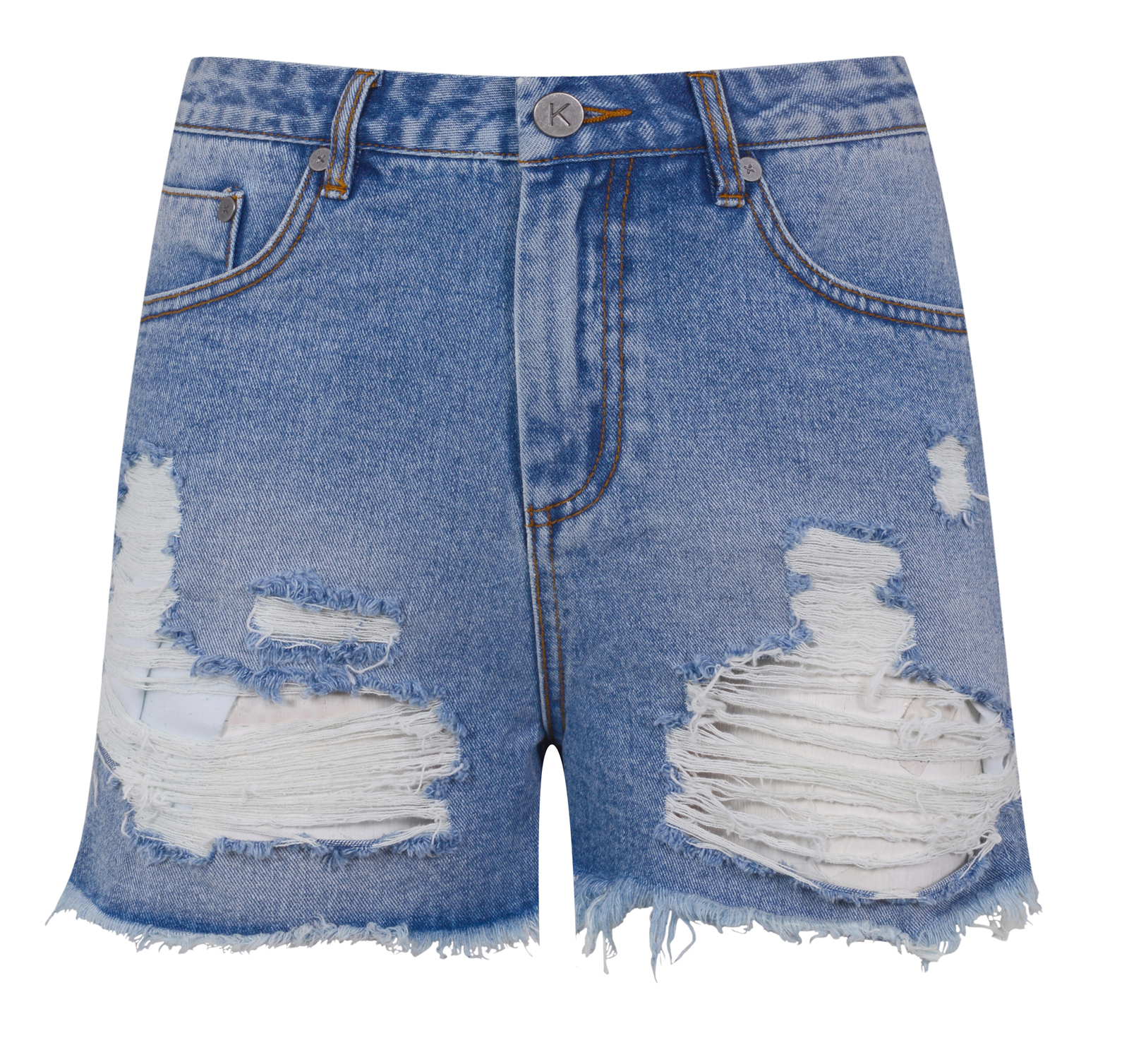 KENDALL + KYLIE - High Waisted Denim Shorts, $60