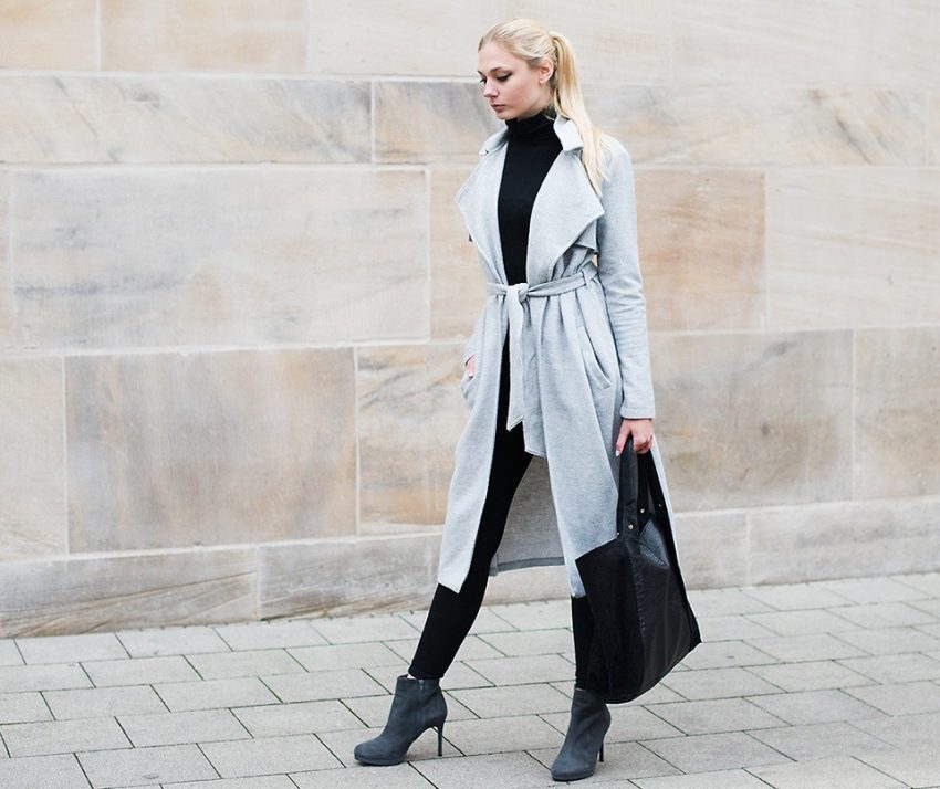 belted wrap coat