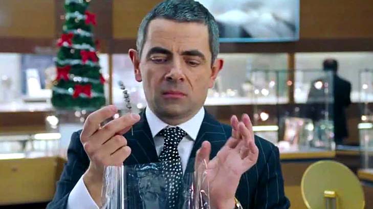 Rowen Atkinson in Love Actually.