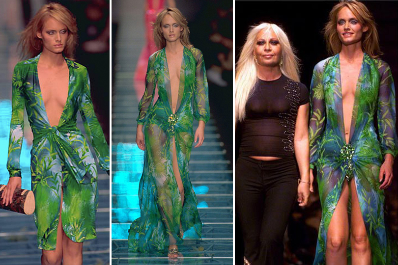 THE STORY OF: Jennifer Lopez And The Versace Jungle Dress - Amber Valletta