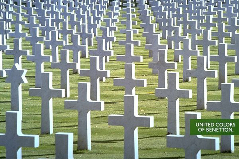 A Look Back At Benetton’s Most Controversial Advertising Campaigns - Graveyard
