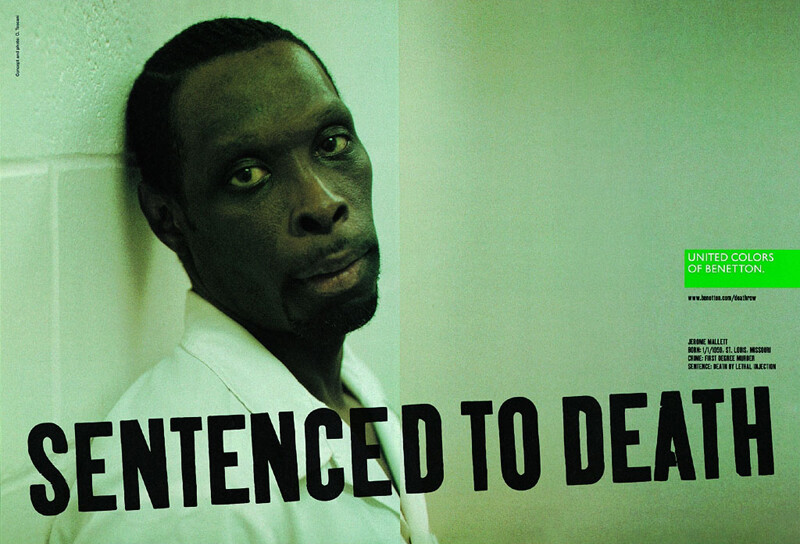 A Look Back At Benetton’s Most Controversial Advertising Campaigns - Sentenced To Death