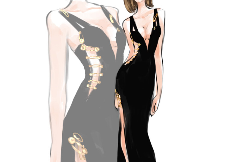 THE STORY OF: Elizabeth Hurley And The Versace Safety Pin Dress