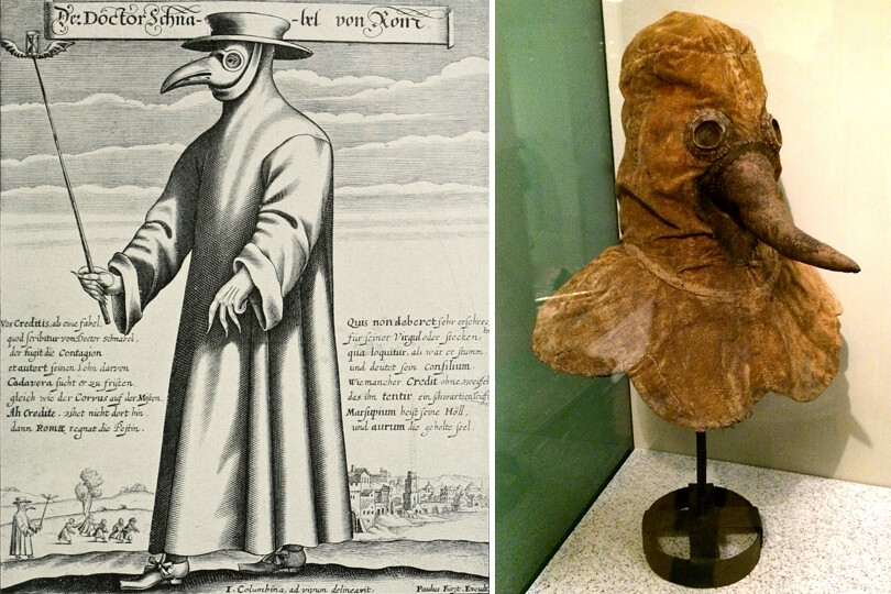 THE STORY OF- Medical And Fabric Face Masks - Plague Doctors and Beak Masks