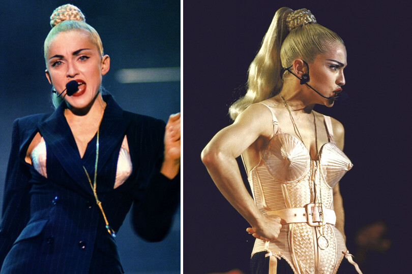 THE STORY OF- Madonna’s Iconic Jean Paul Gaultier Cone Bra - Blonde Ambition Tour - Express Yourself