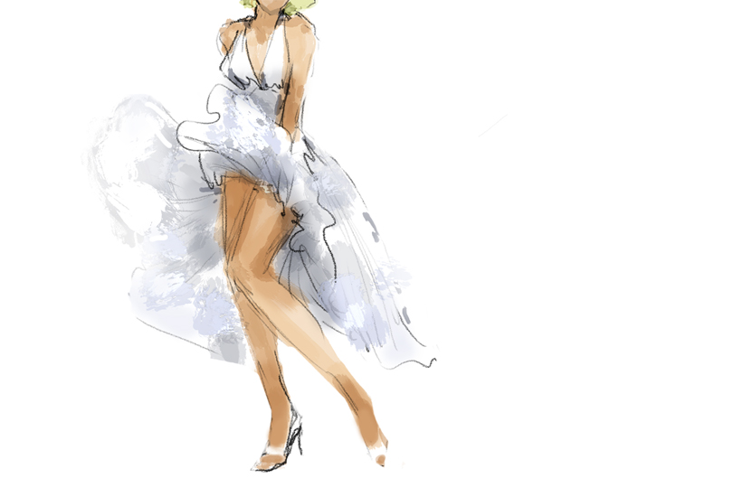 THE STORY OF- Marilyn Monroe’s White Halter Dress - HEADER