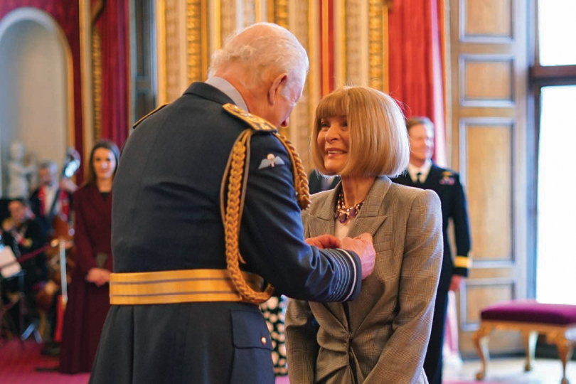 Anna Wintour Awarded The 'Order of the Companion of Honour' At Buckingham Palace