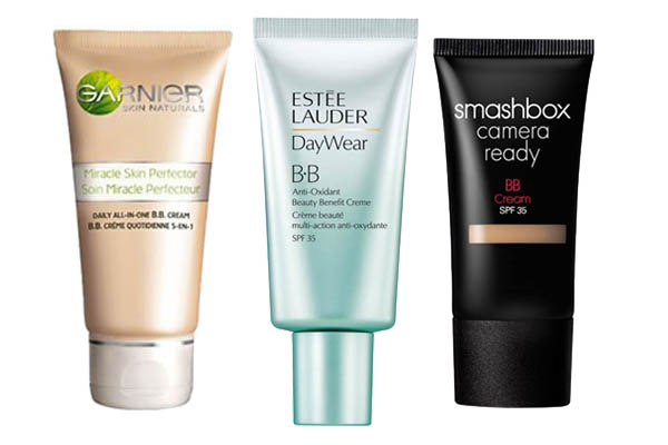 Garnier, Estee Lauder and Smashbox BB Creams