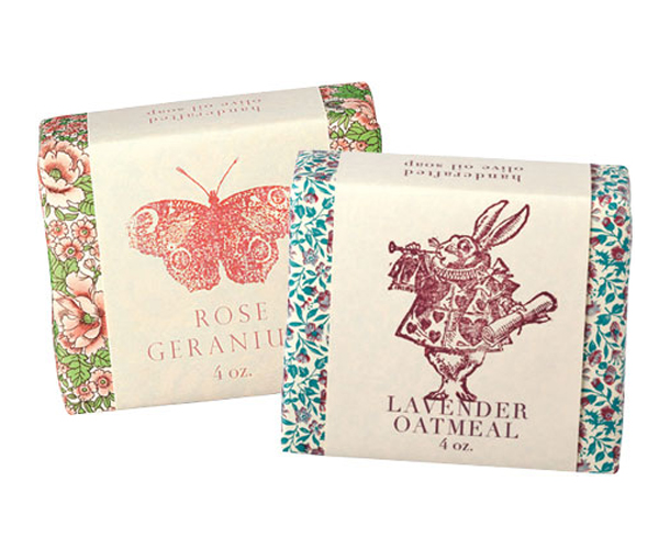 Saipua Rose Geranium & Lavender Oatmeal Soaps