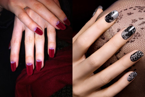 Manicure at Ruffian and Kiss Nail Stickers