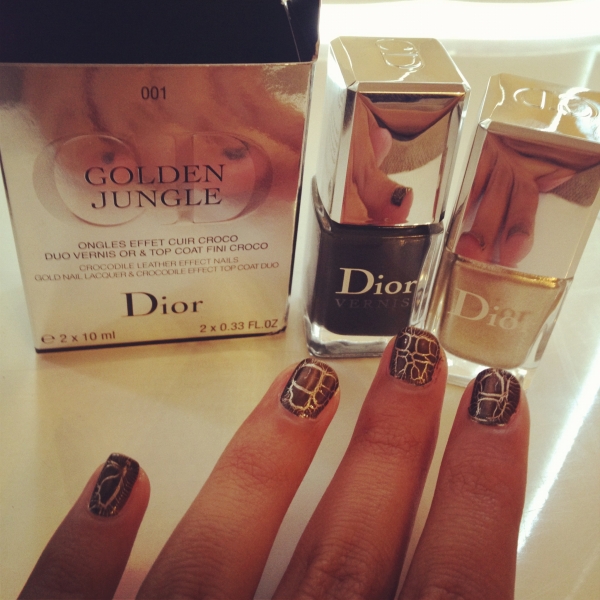 Dior Manicure Crocodile Nails