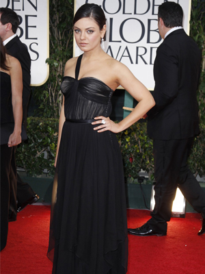Mila Kunis Golden Globe's 2012 Christian Dior