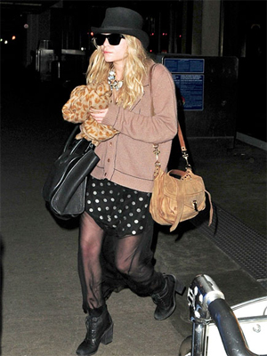 Mary Kate in a vintage ensemble