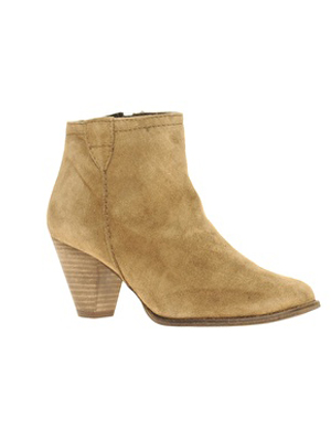 Beige Suede Boots