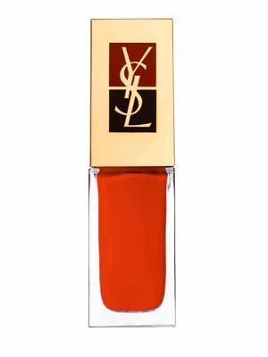 YSL Orange Nail Colour